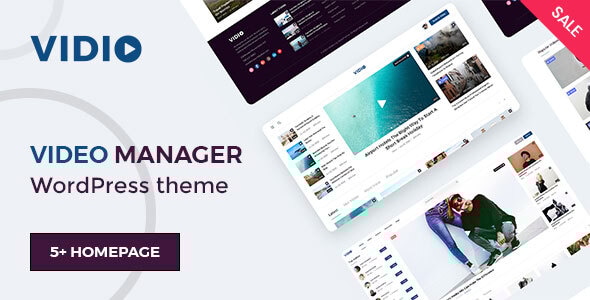 Vidio - Video Manager WordPress theme Logo